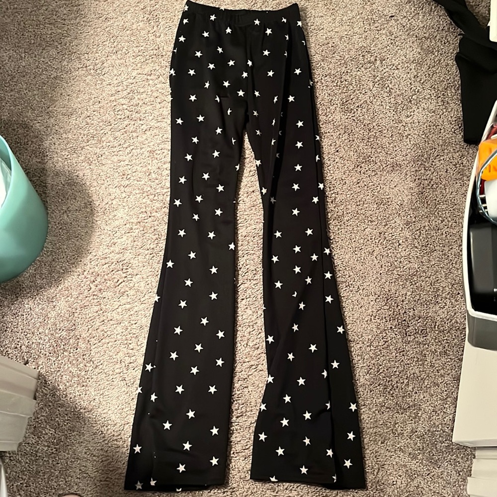 Black and white star pants nasty gal